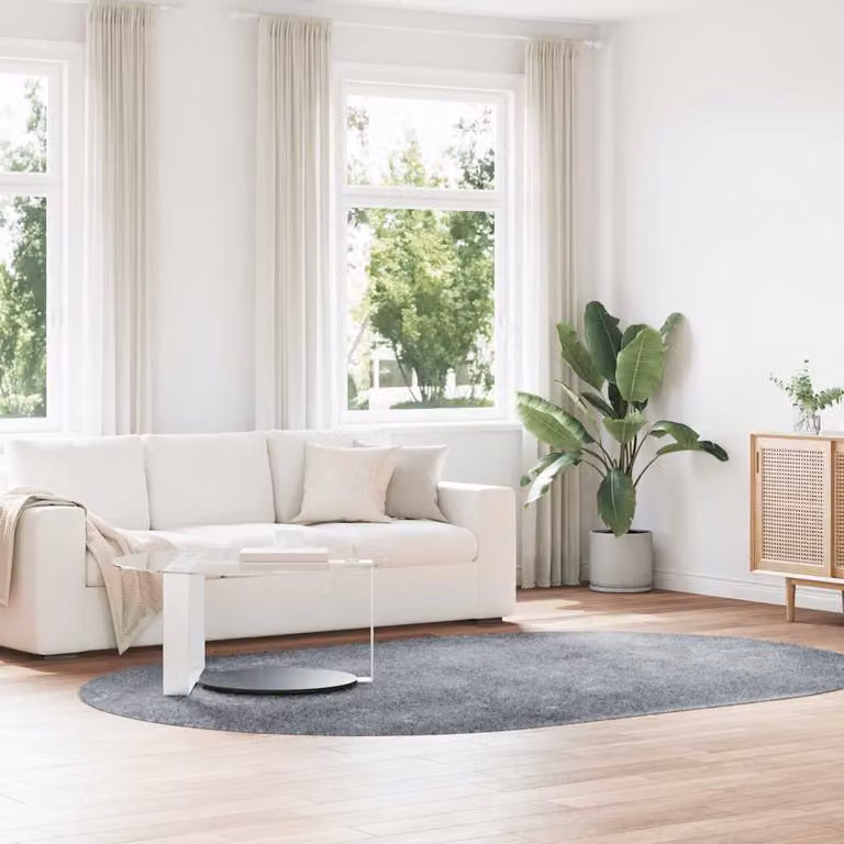 Tappeto Shaggy a Pelo Lungo vidaXL NAVARRA Grigio, L 300 cm x P 200 cm