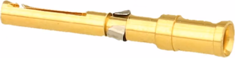 HARTING D-HMC-Crimkontakt Contatto femmina (F) 2,5 mm² AWG14 oro, 1 pezzo Materiale lega di rame - 1 pezzo