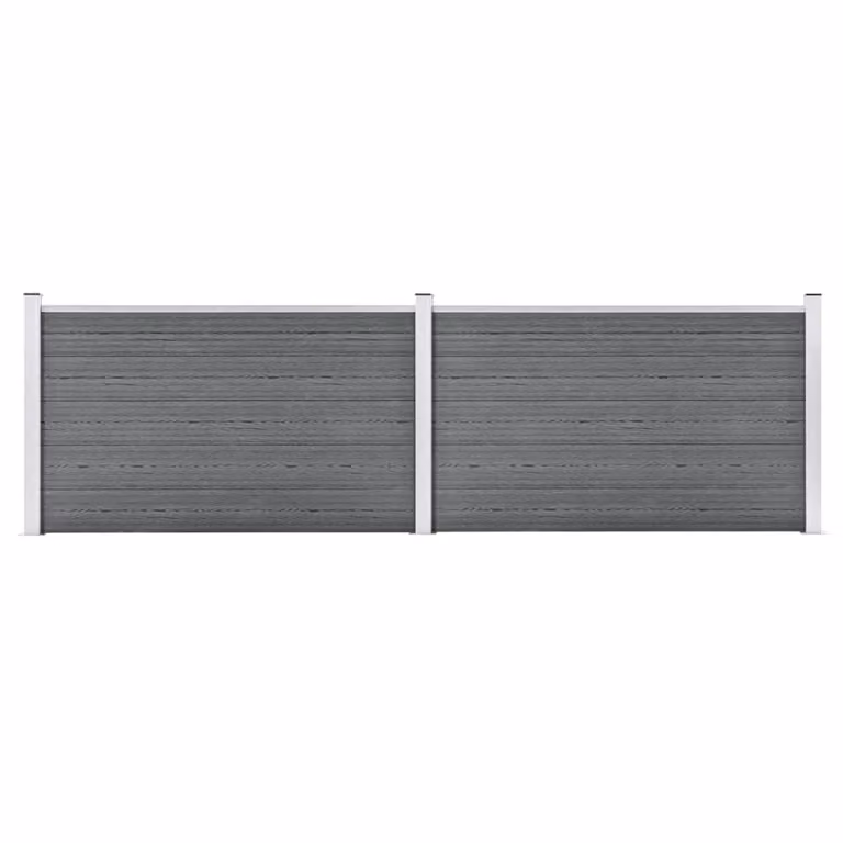 Maison Exclusive - Recinzione da giardino in WPC 353x106 cm, grigio