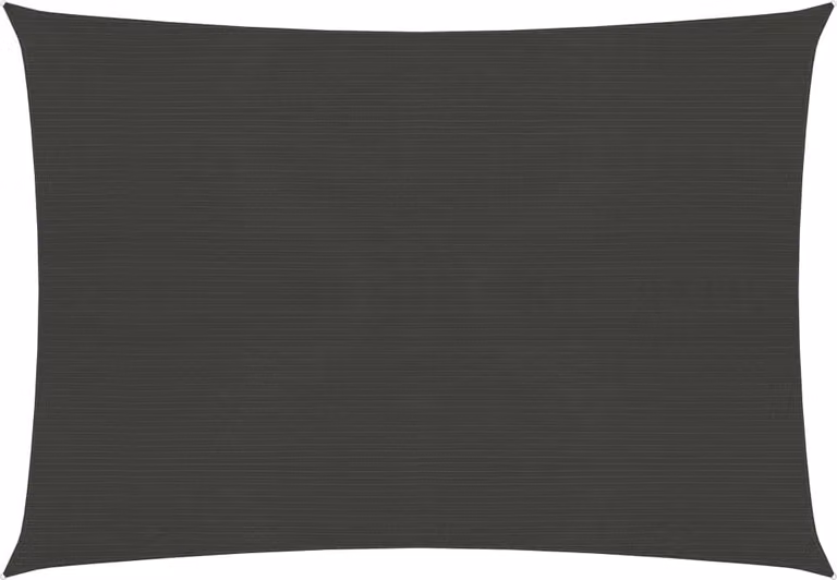 The Living Store Tenda da sole 160 g/m² antracite 2x3 m HDPE