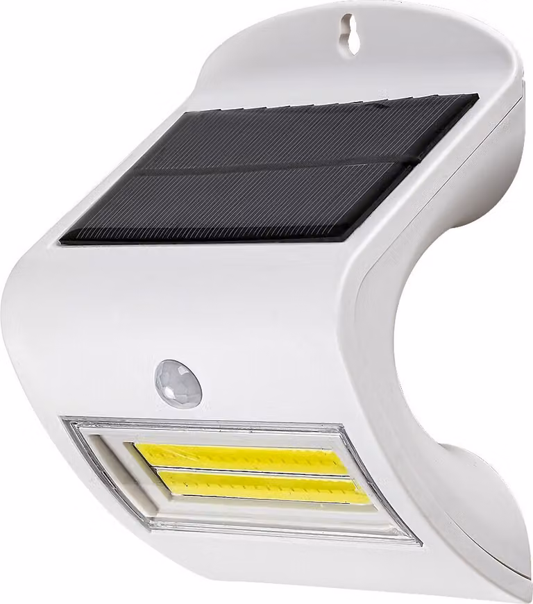 Lampada solare da parete per esterni con sensore LED 2W Opava bianco 7970 Rabalux