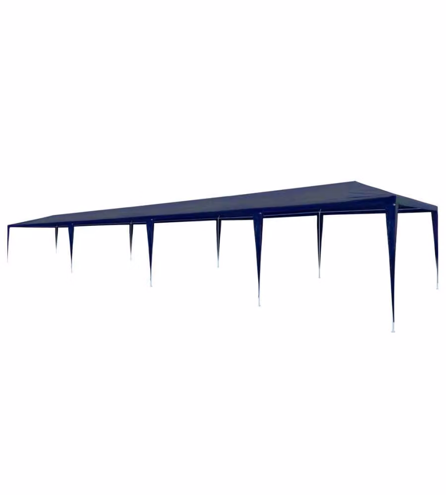 Tendone per Feste 3x12 m in PE Blu