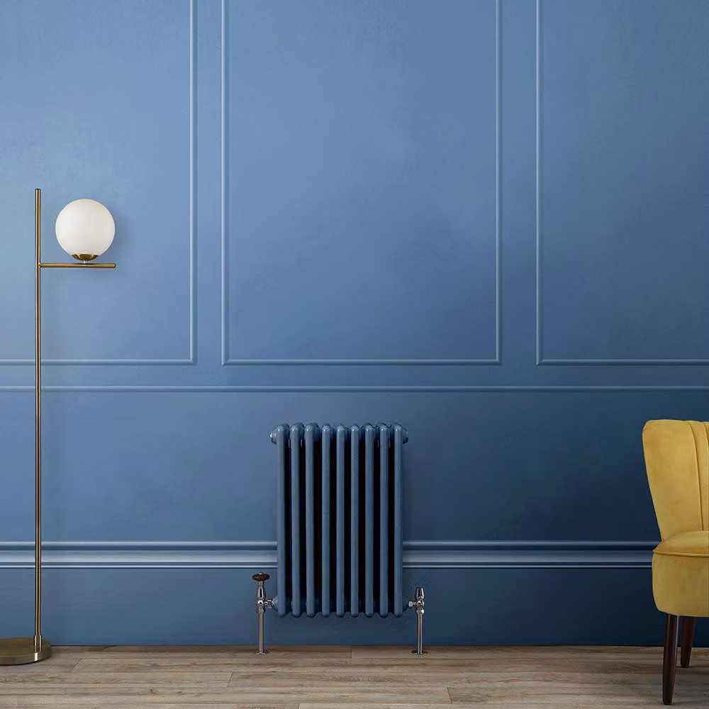 Radiatore Orizzontale a Colonne (3 Colonne) 600mm x 425mm - Blu (Deep Sea Blu) - Regent