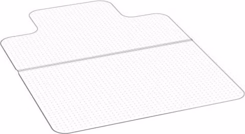 Tappetino protettivo trasparente per sedia da ufficio VEVOR con bordo per moquette e pavimenti, L: 123 cm x P: 91,4 cm