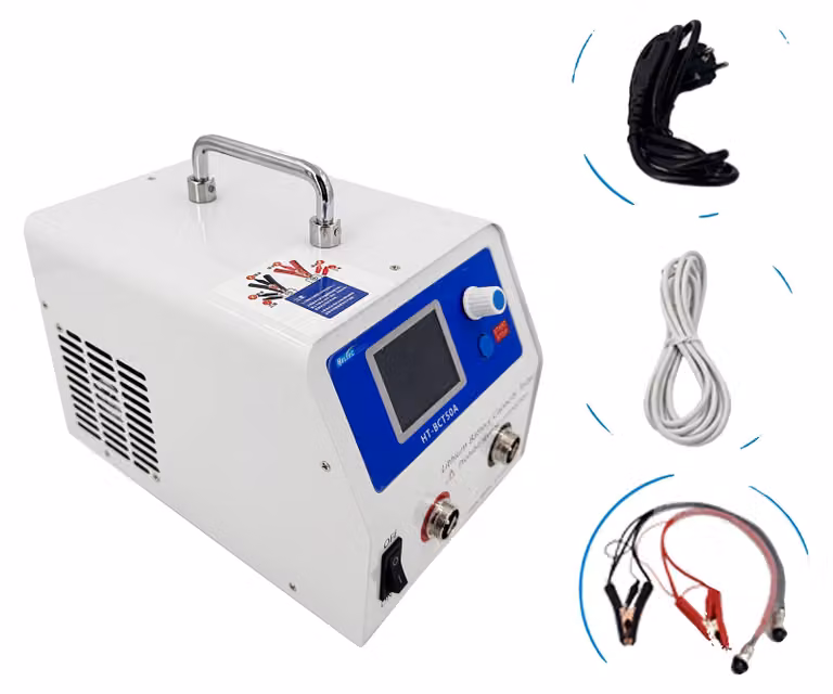 Tester di capacità della batteria, intervallo di carica regolabile, elevata precisione, HT-BCT50A