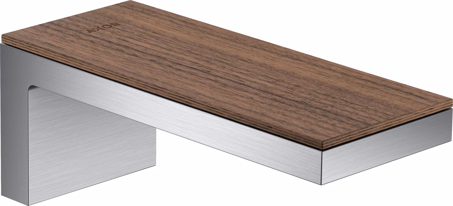 hansgrohe AXOR MyEdition 200 Plateau de table en noyer américain, 47906000, 47906000