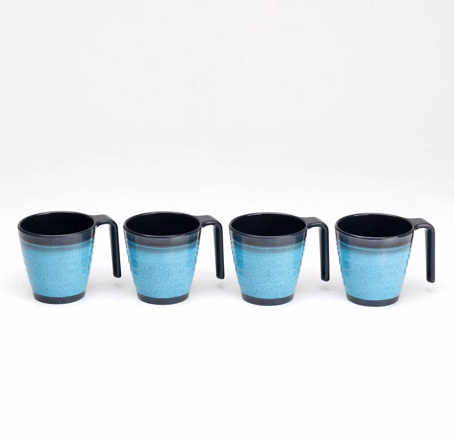 Flamefield Stapelbecher 4er Set aquamarinblau