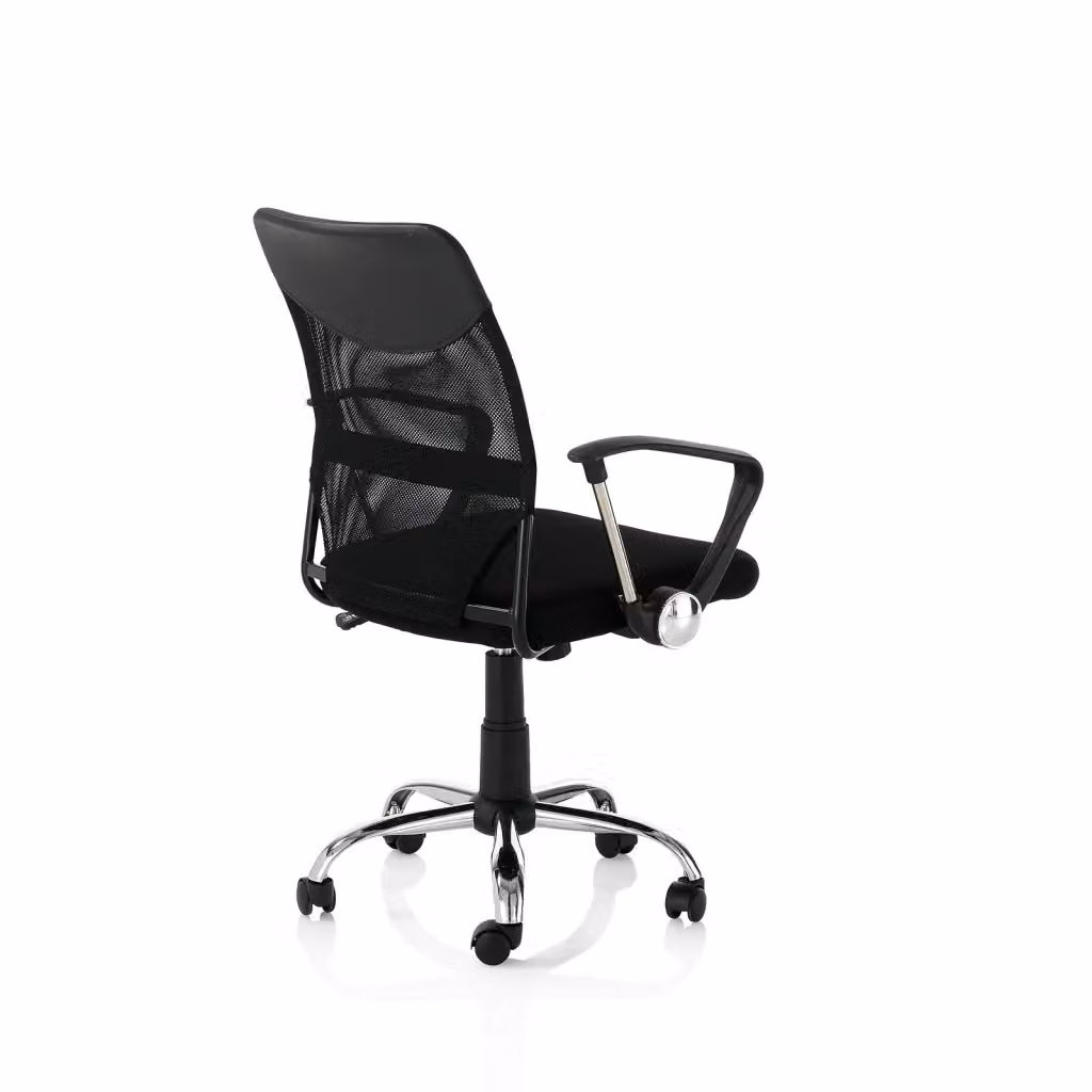 Poltrona da ufficio executive GEMMA AQA DESIGN nero con poggiatesta e braccioli – 2