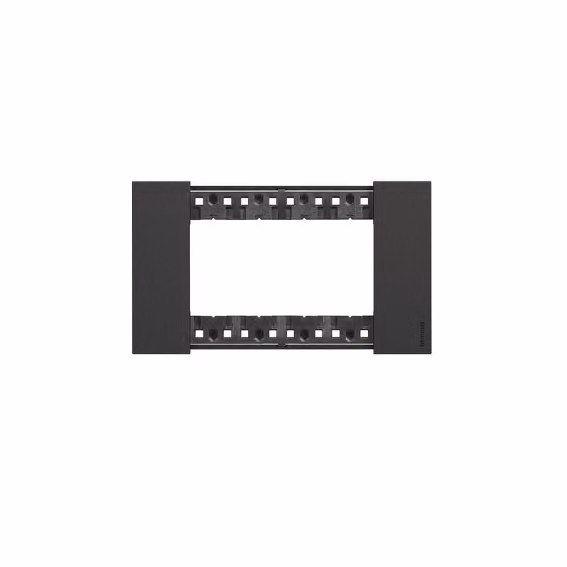 Placca Bticino Living Now 4 Moduli colore nero KA4804KG