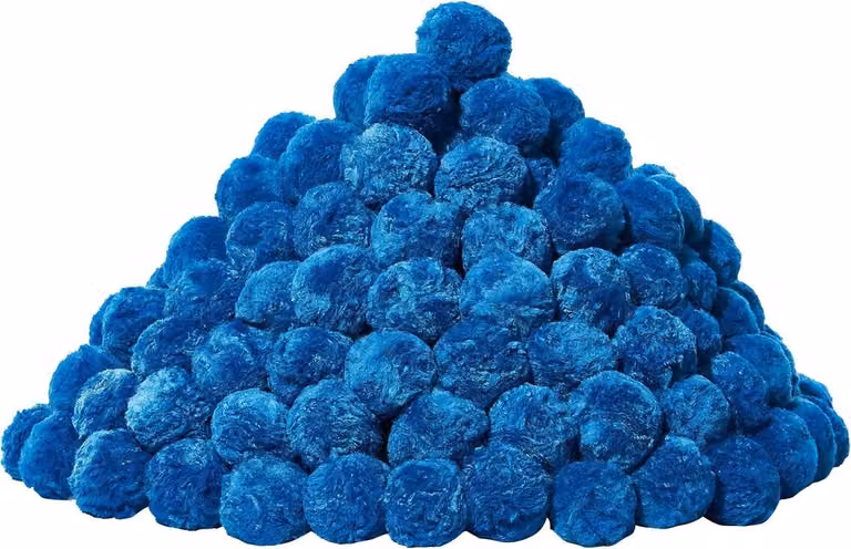 Palline filtranti per piscina con pompa a filtro a sabbia 3,1 libbre Riutilizzabili Blu