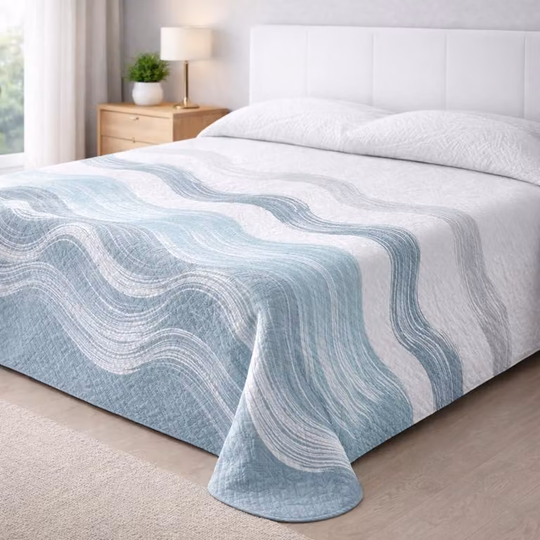 Copripiumino Paraiso per letto da 105 cm - Colore: verde, dimensioni: 200 x 260 cm
