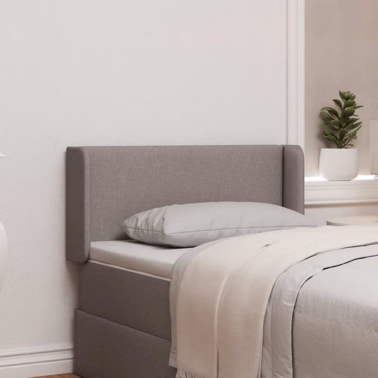 Pannello per testata del letto vidaXL in tessuto beige o grigio, L 40,5 x P 40,5 x H 4 cm