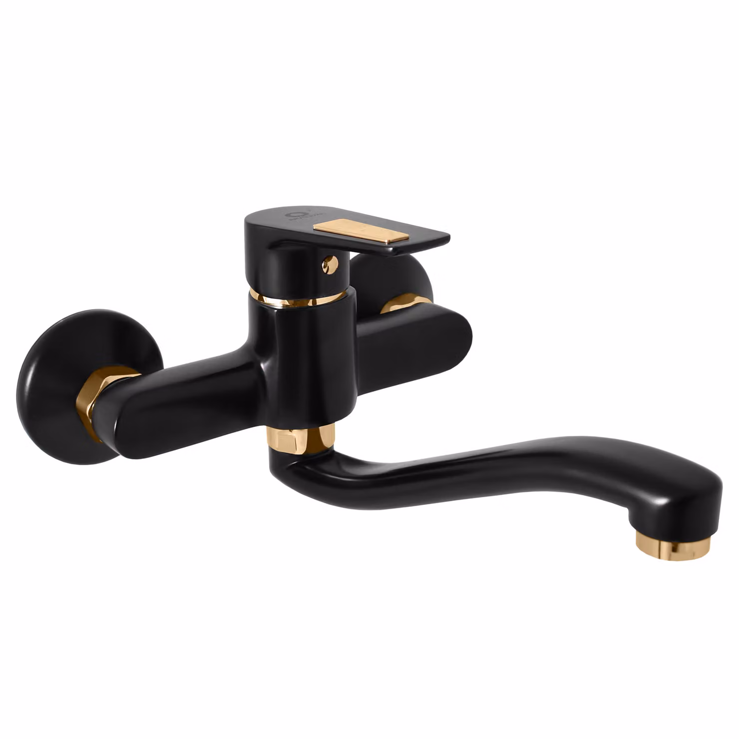 RAV Slezák Slezák rav CO301/26CMATZ Miscelatore per lavello/lavandino nero opaco/oro Colore: nero opaco/oro, Dimensioni: 100 mm