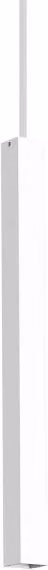 Lampada A Sospensione Ultrathin Sp D040 Square On-Off Bianco Ideal-Lux