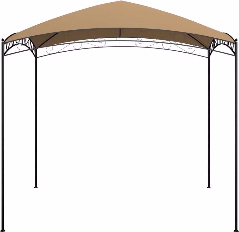 Gazebo 3x3x2,65 m Grigio Talpa 180 g/m²