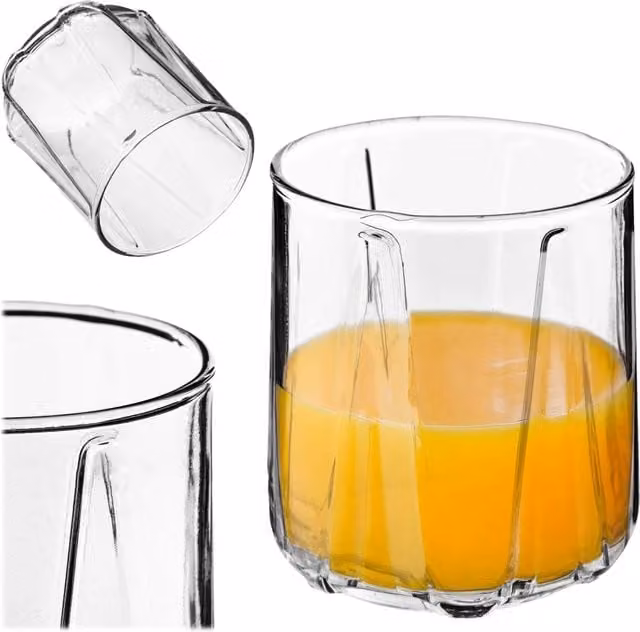 Bicchiere KADAX per whisky, bevande fredde, succhi di frutta, acqua 360 ml Regalo Basso