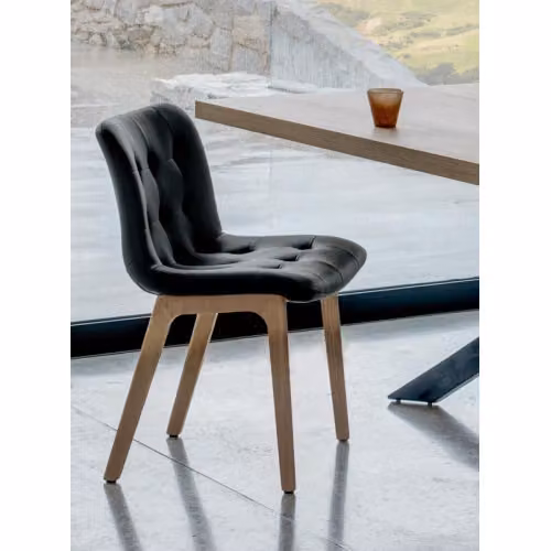 Sedia Kuga struttura in legno Bontempi Casa