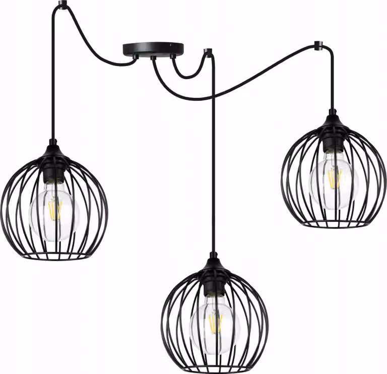Moderna Lampada A Sospensione A Ragno, Soffitto In Filo Metallico