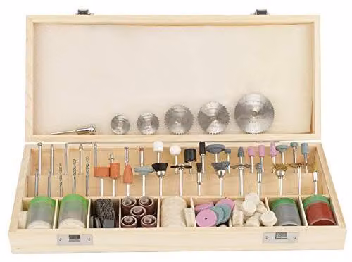 Accessori per utensili rotanti, set da 242 pezzi: set per lucidatura e incisione, ideale per lavori di taglio e levigatura fai-da-te