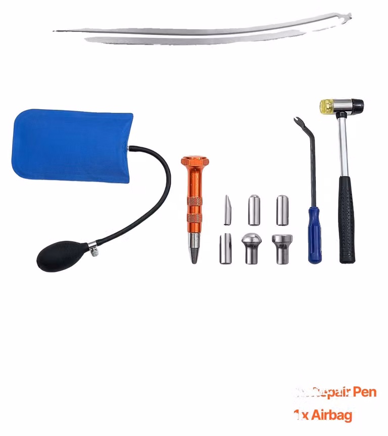 Set di cacciaviti, utensili ergonomici, riparazione senza verniciatura, 12 pezzi