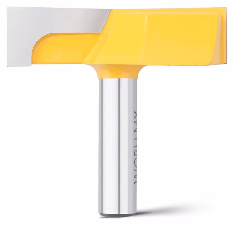 Utensile per fresatura con gambo da 8 mm, diametro di 57 mm, lunghezza di lavoro di 15 mm, per lavorazione del legno