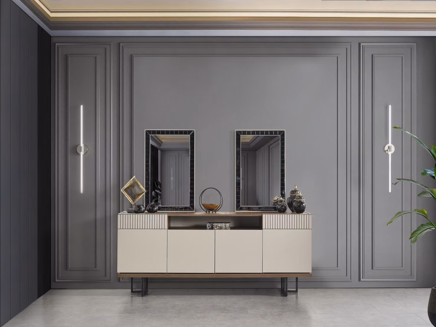 Sideboard Kommode Sideboards Hotel Möbel Design Luxus Konsolen Tisch Konsole