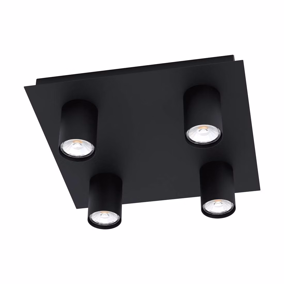 EGLO VALCASOTTO, 4 lampadine, LED, GU10, IP20, nero