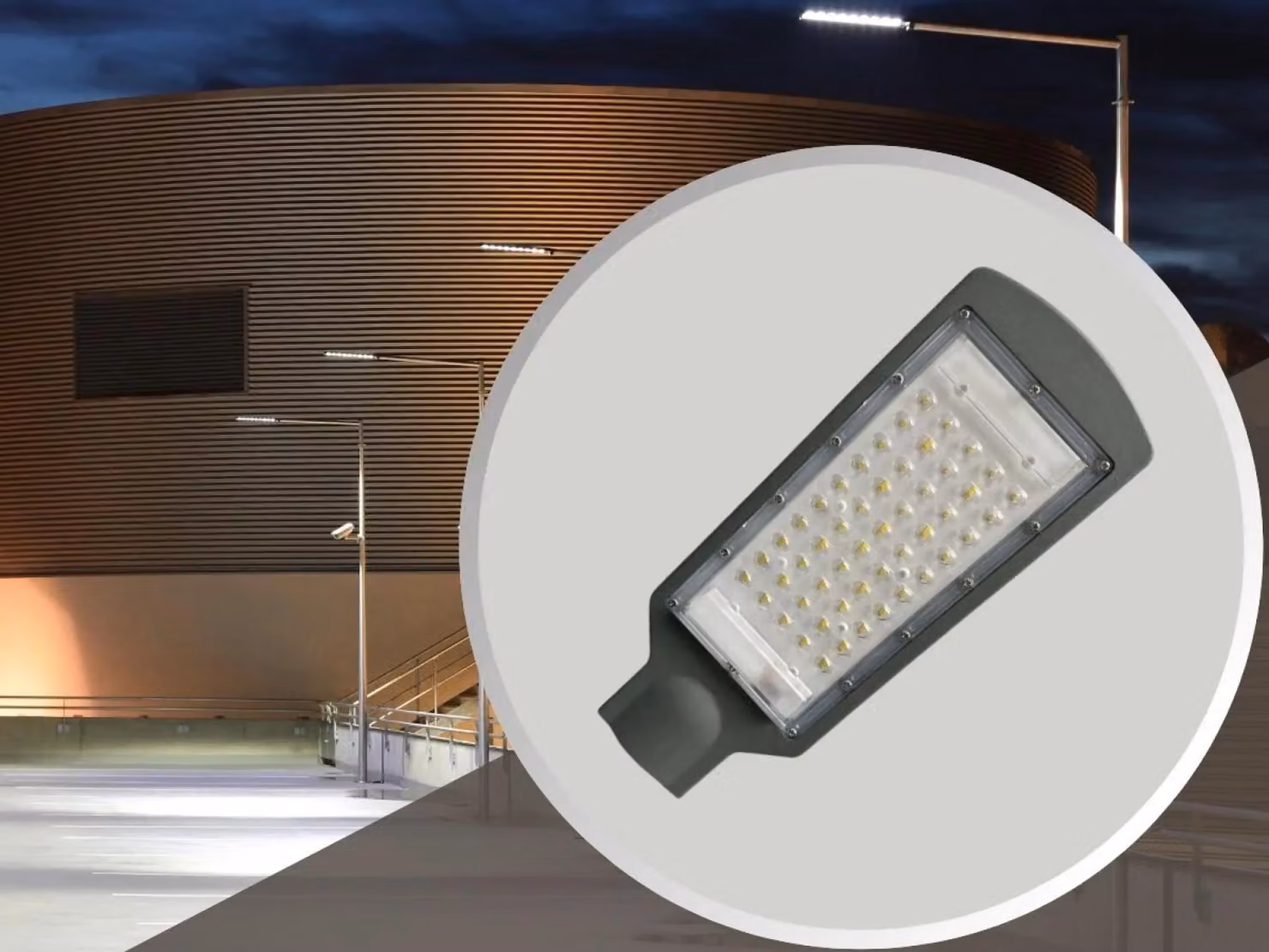 Lampione a LED NEDES, 30W / 4000K - Modello LSL321N