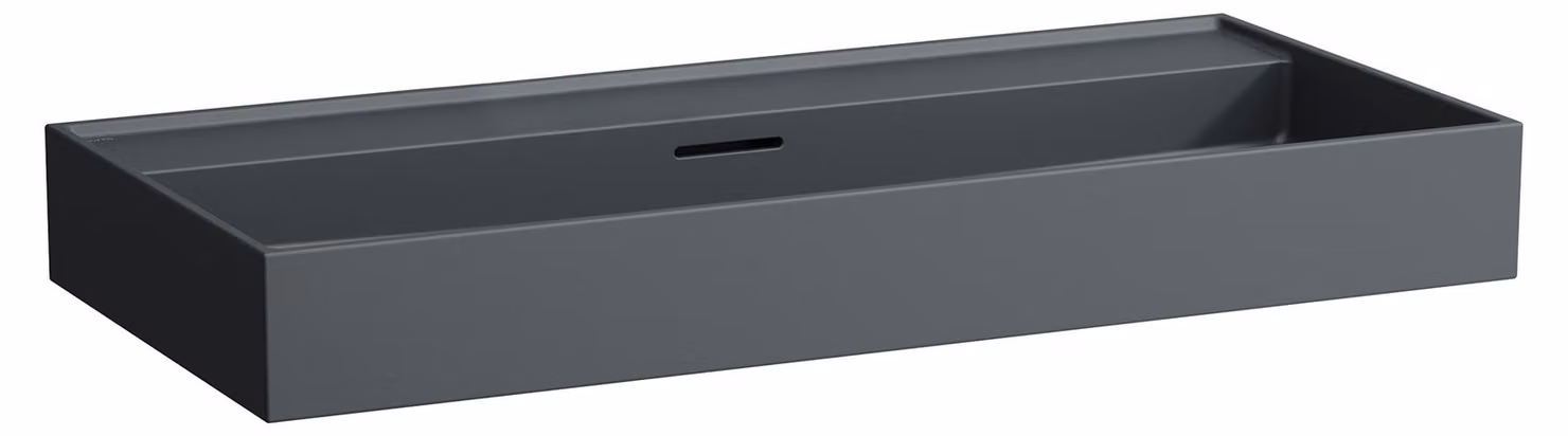LAUFEN Kartell lavabo à poser, sans trou pour robinet, avec trop-plein, 1000x460mm, H8163377581091, H8163377581091