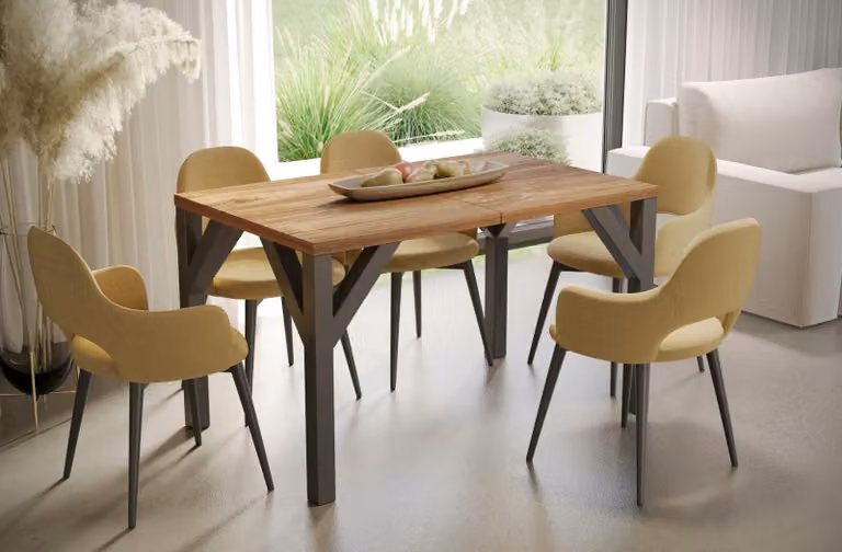 Tavolo pieghevole BALTIKA 130(185)x90 rovere stirling