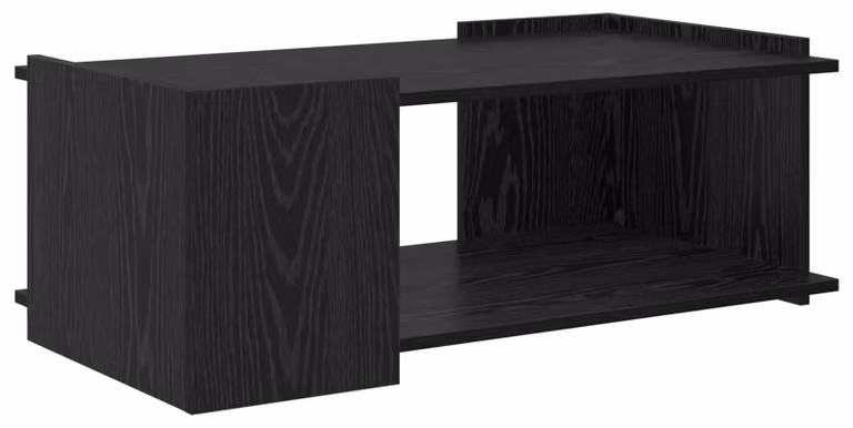 Tavolino da salotto Rovere Nero 90 x 50 x 33 cm