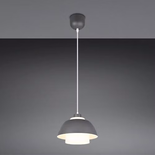 Lampada a sospensione Reality TILOS antracite DH 30x150 cm grigio