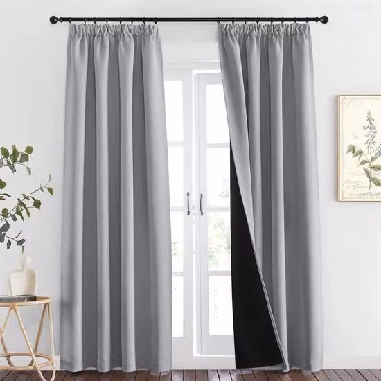 Gordini pronti all'uso con ganci - Tende pronte per l'appendi - Tende intermedie - Tende oscuranti - Camera da soggiorno - Camera da letto - Decorazione per finestre - Casa - Arredamento interno