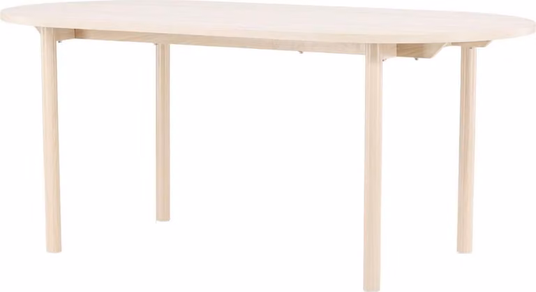 FURNLUX Tavolo da pranzo Andy Beige 90cm / Hauptfarbe: Beige / Dimensioni: 90 x 180 x 75 cm