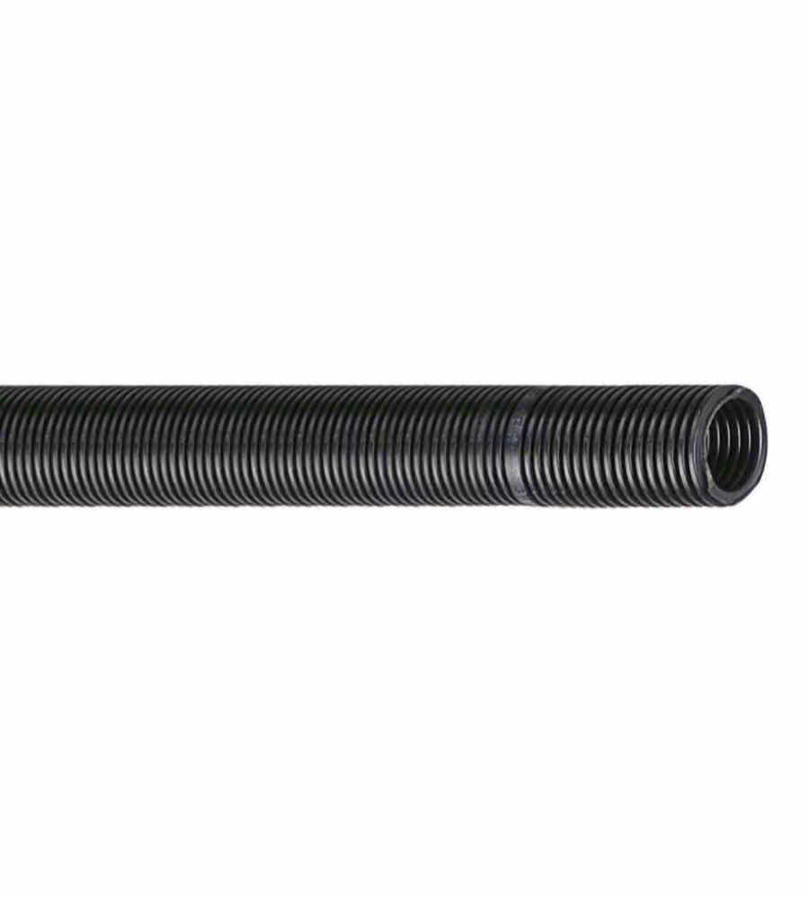 Tubo corrugato pieghevole diam 25mm 5mt Nero