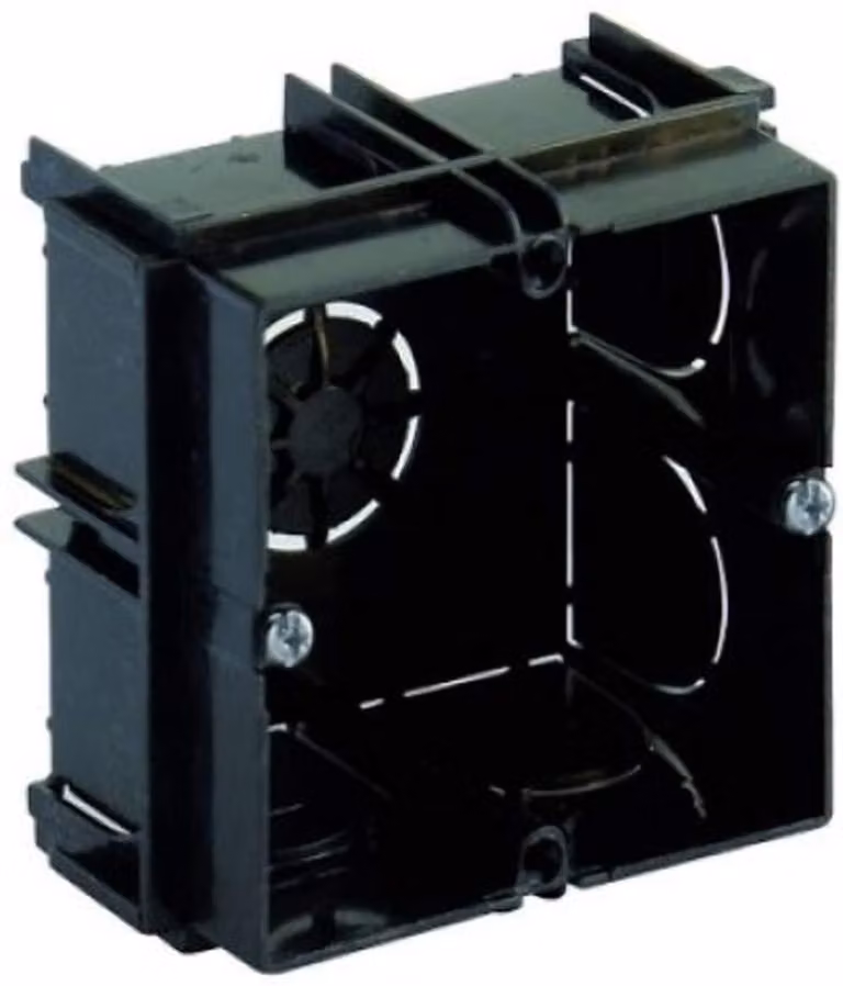 (6 pezzi) scatole di derivazione a incasso per impianti elettrici, da montare a parete, dimensioni 65 x 65 x 40 mm