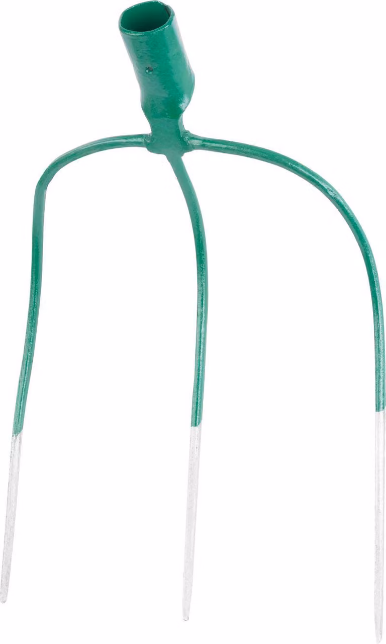 Forcone F123, 3 denti, Bavarese, senza manico