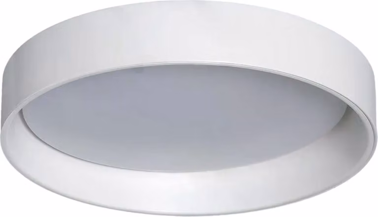 Plafone LED rotondo Royal bianco 21W Sfumature di bianco 2100 lm metallo dim.: 10x45x45 cm IP20 Abruzzo