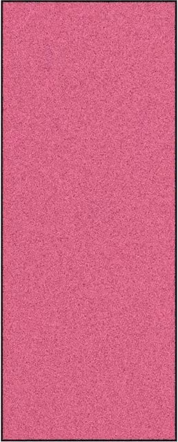 Zerbino rettangolare moderno Design In in poliammide rosa e nero L: 300 cm, P: 120 cm, H: 1 cm