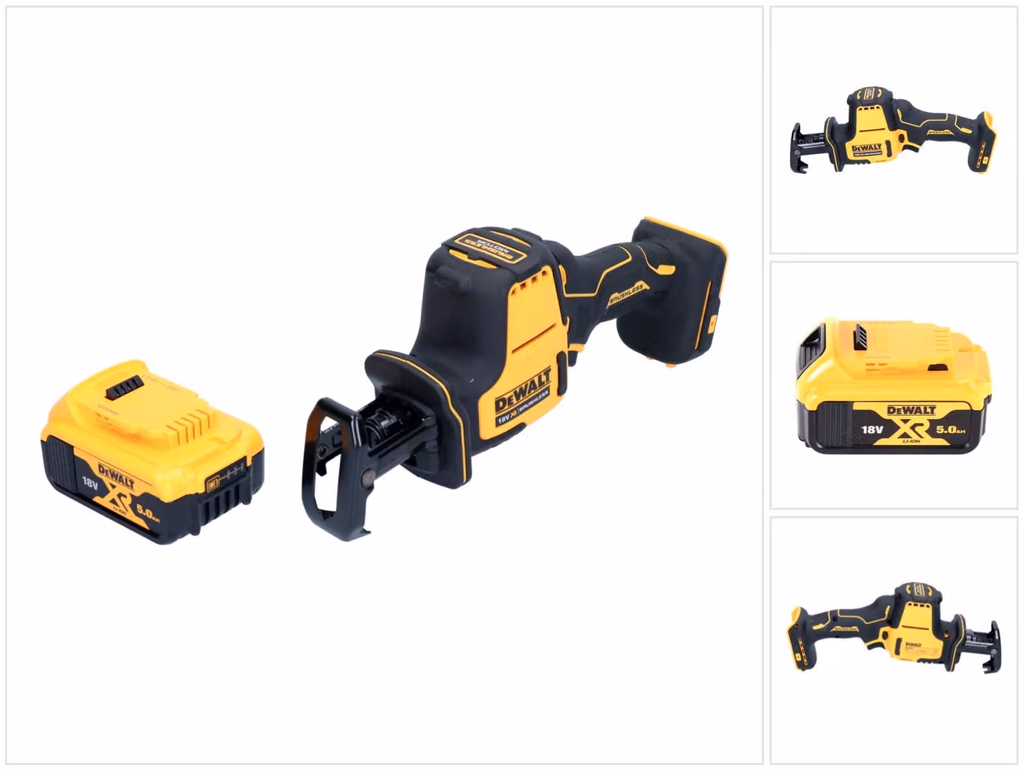 Sega alternativa a batteria DeWalt DCS 369 N Sega alternativa a batteria 18 V senza spazzole + 1x batteria 5,0 Ah - senza caricabatterie