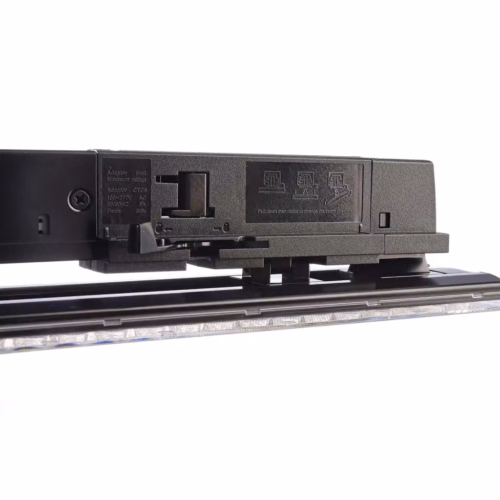Faretto orientabile per binario trifase DEKO-LIGHT LED 20W 4000K Nero L: 60 cm – 2