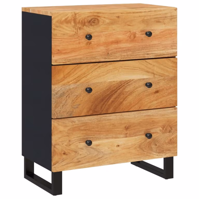 SYFAX™ Credenza 60x33x75 cm in Legno Massello di Acacia