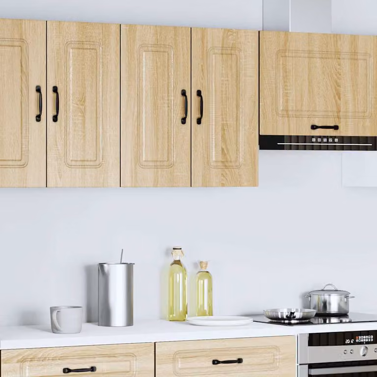 Pensile da cucina moderno vidaXL Kalmar Rovere Sonoma marrone in legno e MDF L: 60 cm, H: 31 cm, P: 20 cm