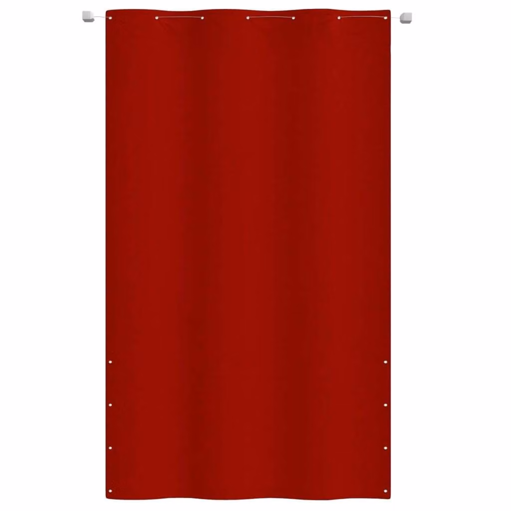 Paravento per Balcone Rosso 140x240 cm in Tessuto Oxford