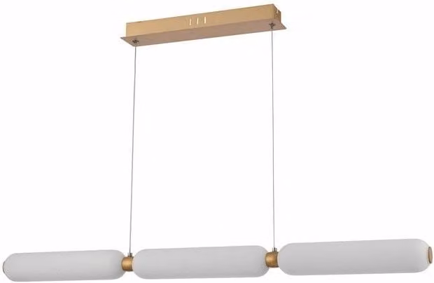 Lampada a sospensione Catkin Reality Leuchten oro e bianco con 3 luci LED