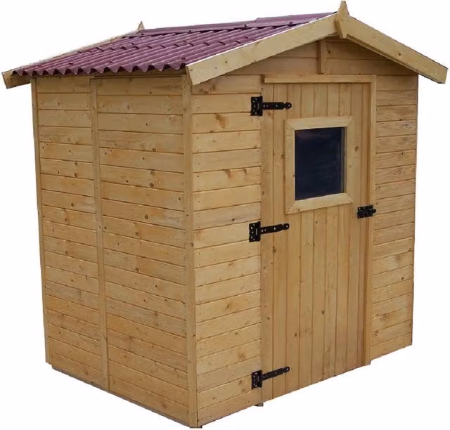 Casetta per bambini Foresta Modello Eden in legno massello marrone con pavimento, pannelli da 16 mm, L 160 x P 160 cm