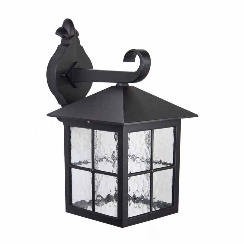 Lampada da parete bassa retrò per esterni 1xE27 nero IP43 SU-MA Venice K 3012/1/KW