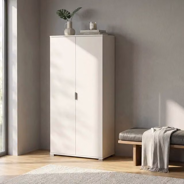 Armadio due ante 180 in Legno Composito cm 75x38x174 - MALCOLM