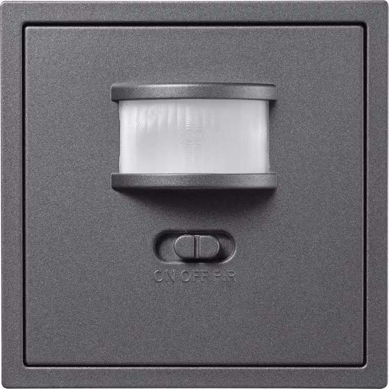 Rilevatore di movimento McPower 160° da incasso a parete | Shallow | 9m di portata 230V, nero