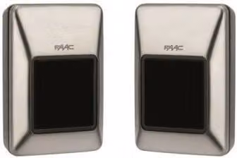 Fotocellula da parete FAAC XP 30 B XP30B in acciaio inox argento per automazione originale